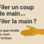 Filer un coup de main… ou filer la main ? Ce que révèle un nom d’artisan